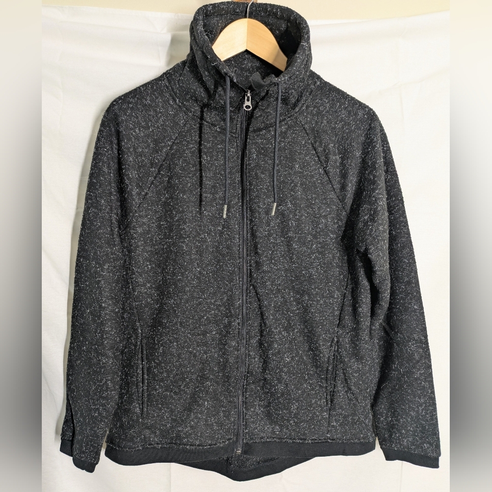 Women's Heathered Black Sweatshirt